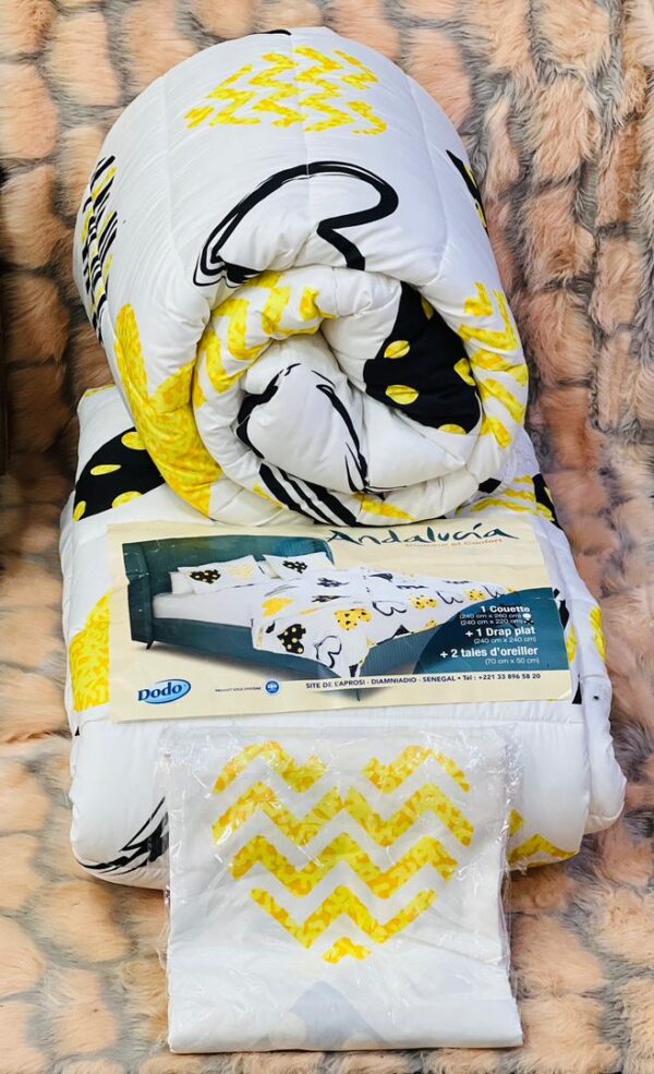 Drap avec couette