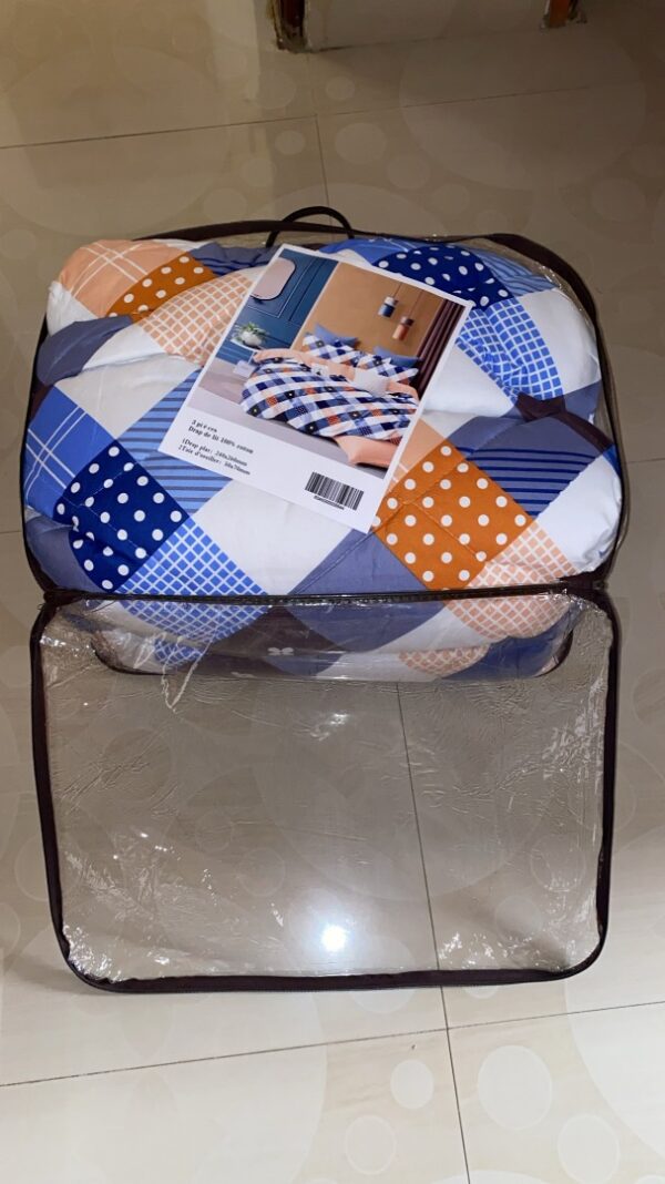 couette+drap+2 taies d'oreille
